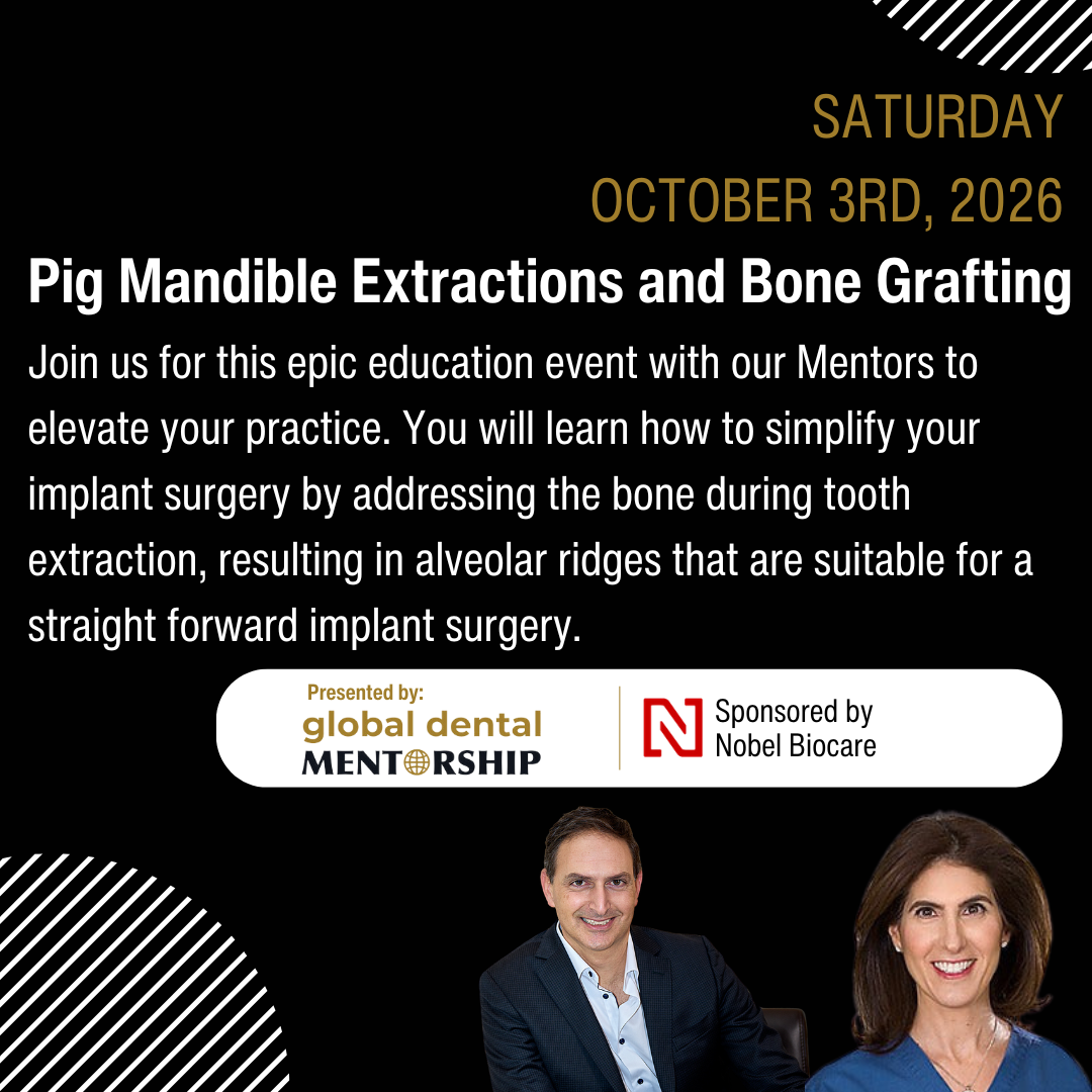 October 3, 2026 - Pig Mandible Dental Implant Hands-On