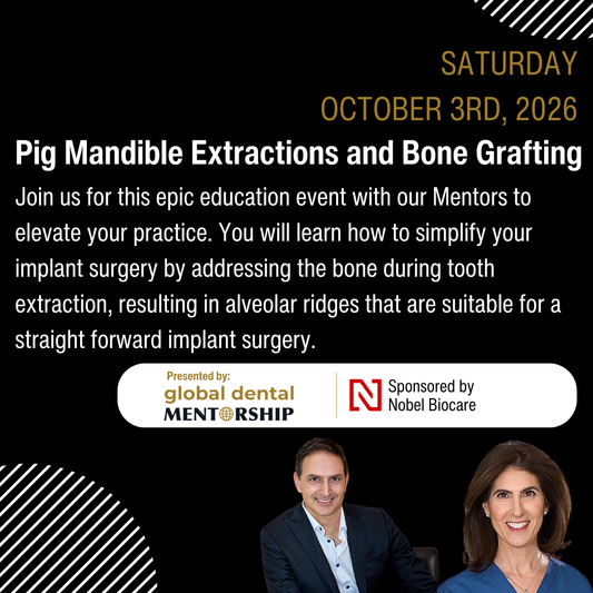 October 3, 2026 - Pig Mandible Dental Implant Hands-On
